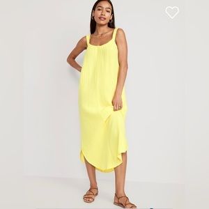 BRNAD NEW - Yellow sun dress